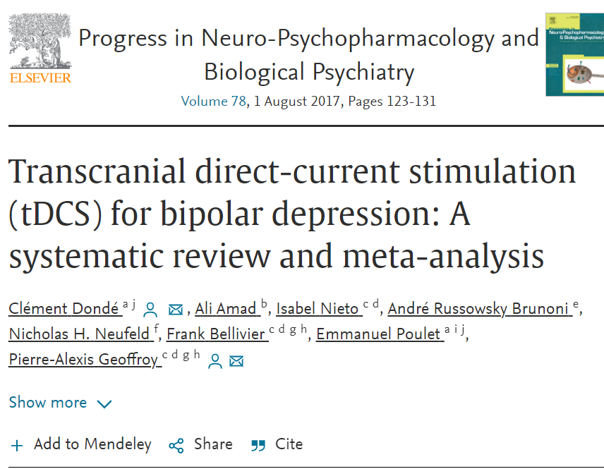 Estimulação transcraniana no tratamento para depressão bipolar é eficaz