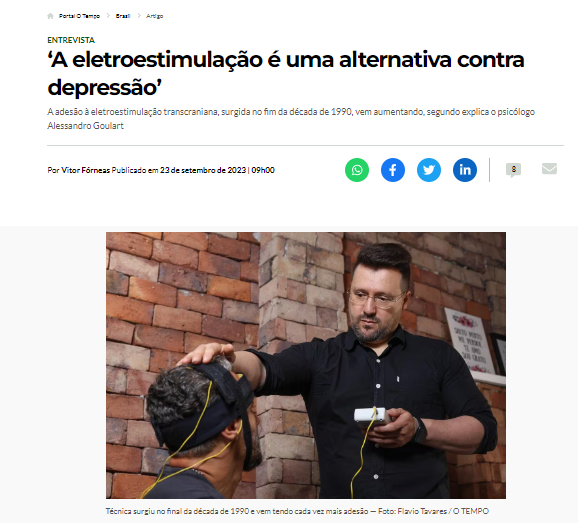 A eletroestimulação é uma alternativa contra depressão